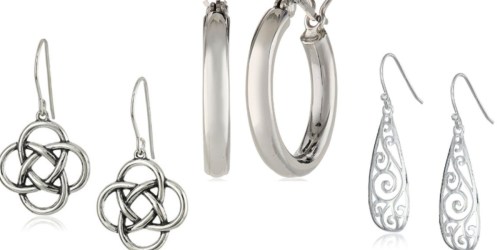 Amazon Jewelry Savings Event: Sterling Silver Earrings Only $6.95 Per Pair (Reg. $19 Each)