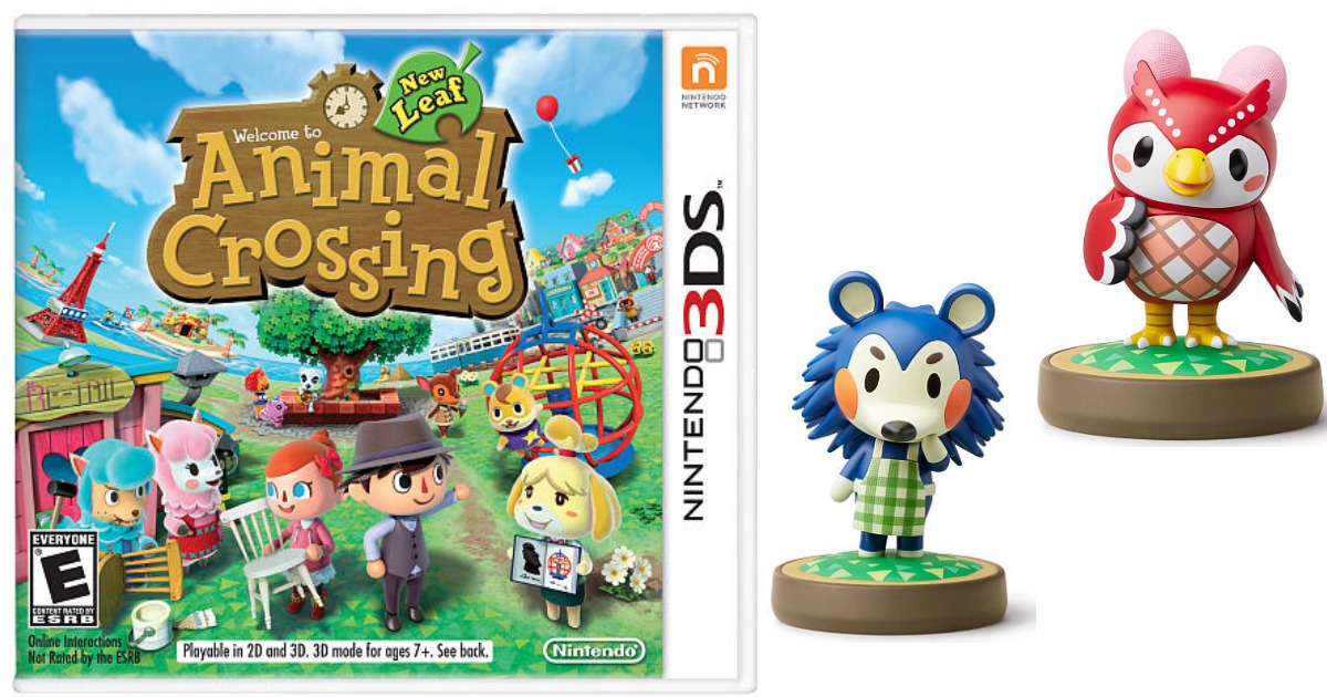 ToysRUs: Animal Crossing New Leaf for Nintendo 3DS Game + 2 ambiio