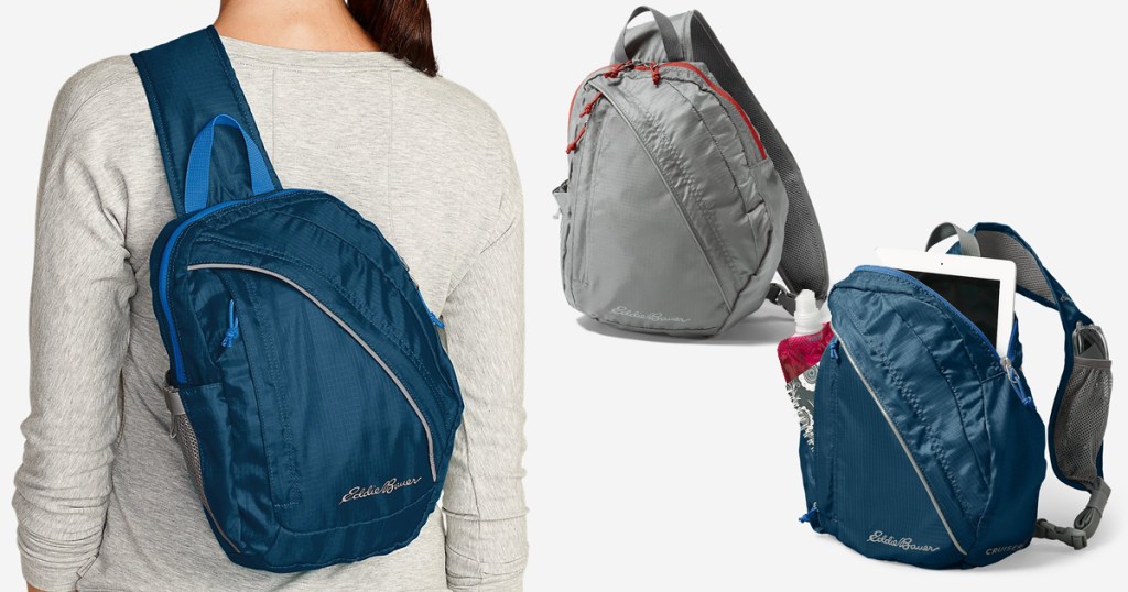 Eddie Bauer Stowaway Sling Bag ONLY $18 Shipped (Or ONLY $8 If You Have ...
