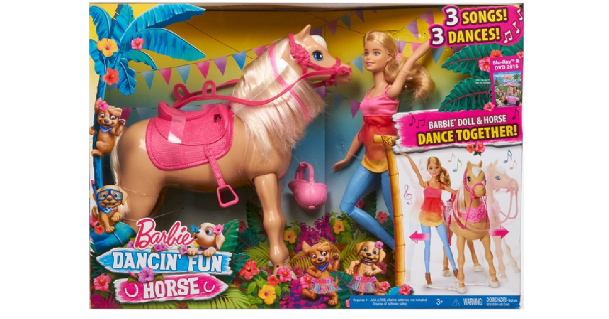 rainbow horse barbie