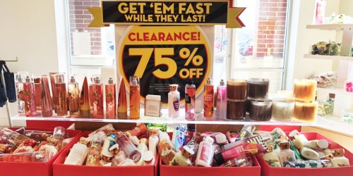 Bath & Body Works: 75% Off Clearance =Hand Soaps Just $2.29 Each + MUCH More