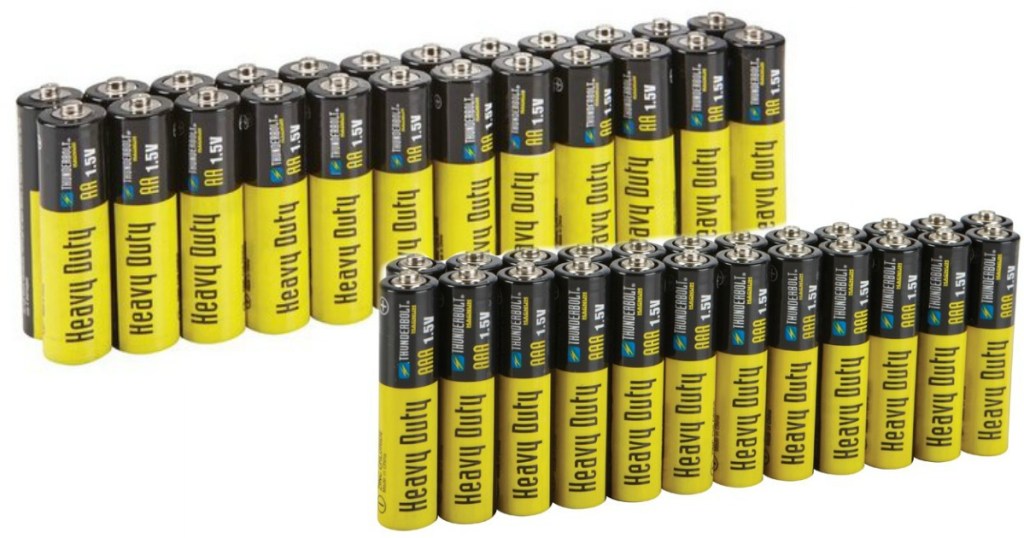 Harbor Freight FREE Thunderbolt AA or AAA Batteries 24 Pack (No