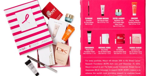 Macy’s: 8-Piece Beauty Sampler Set Only $10 Shipped (Regularly $20)