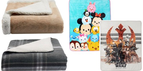 Kohl’s: $10 Off $50 Bed & Bath Purchase + Extra 20-25% Off = Great Buys on Sherpa Throws