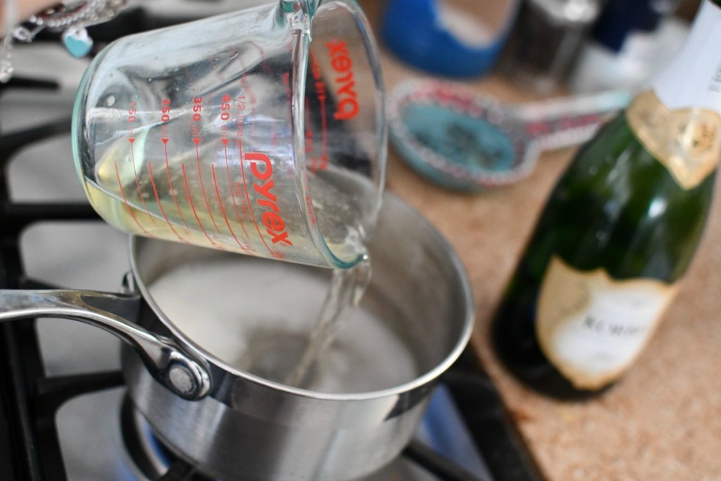 boiling champagne