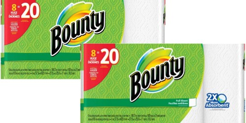 Target: TWO Bounty Paper Towel 8 HUGE Roll Packs Only $25.38 Shipped (After Gift Card)