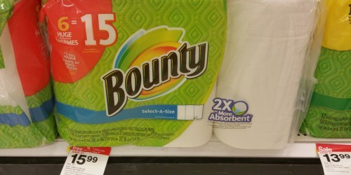 New Bounty and Cottonelle Coupons + Target Deal