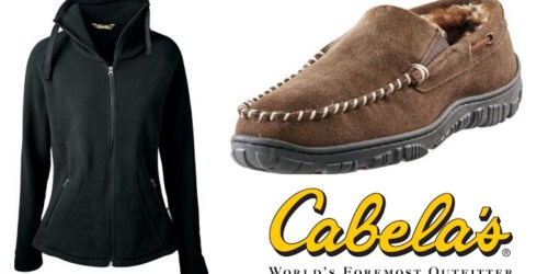 Cabela’s: Up to 70% Off Sale = Save Big on Women’s Outerwear, Men’s Slippers and More