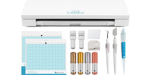 Amazon Lightning Deal: Silhouette CAMEO 3 Starter Bundle $208.99 Shipped (Regularly $299.99)