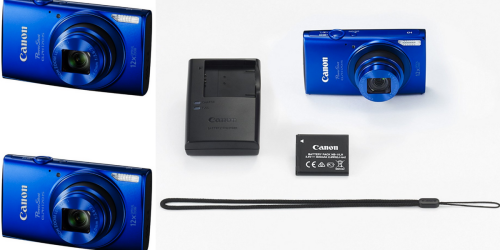 Refurbished Canon PowerShot Camera Only $59.99 (Reg. $119.99) + Free Battery Pack & Charger