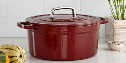 Macy’s: Martha Stewart Cast Iron Casserole Dish $39.99 Shipped (After Rebate) – Reg. $179.99