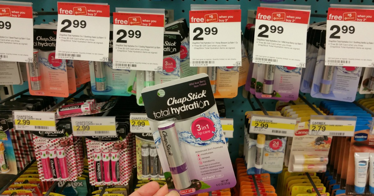 Target ChapStick Premium LipCare Only 82¢ Each (After Gift Card)