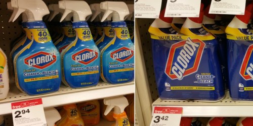 Target: New Clorox Cartwheel Offers = Great Deals on Wipes, Clean-Up Spray & More