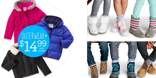 Gymboree: Outerwear & Boots Only $14.99 Each (Reg. Up To $69.50) + Free Shipping on All Orders