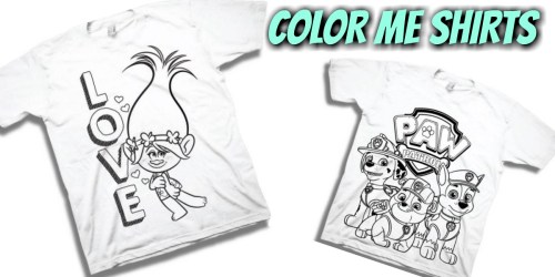 Walmart.com: Kids’ DIY Color Me Tees Only $3 (Awesome Stocking Stuffer Idea!)