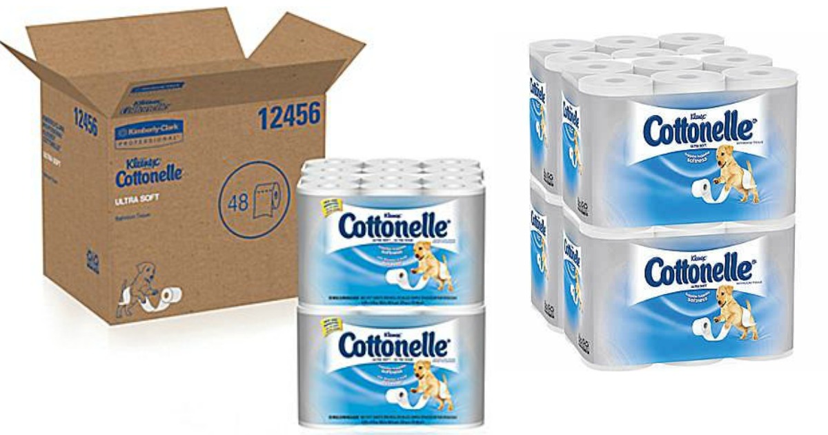 Staples: Cottonelle Ultra Soft Toilet Paper 48 Rolls Only $14.99 ...