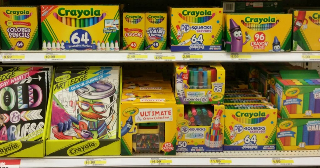 Target Shoppers! Score a Whopping 50% Off Lots of Crayola Products...