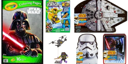 Target Shoppers! 50% Off Crayola Star Wars Items & 50% Off MEGA BLOKS TMNT Figures
