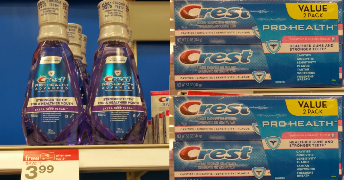 High Value Crest Coupons *Available Again* = FREE Crest Mouthwash at