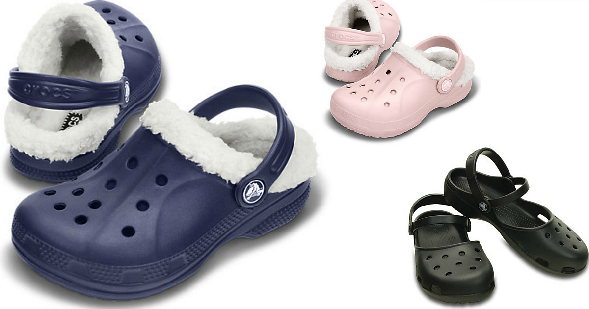 ralen fuzz lined crocs