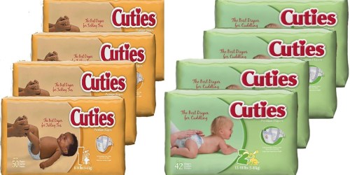Amazon Family: Cuties Baby Diapers Only 7¢ Each Shipped