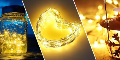 Amazon: Cymas Outdoor Solar String Lights As Low As $7 Each (Waterproof & Bendable)