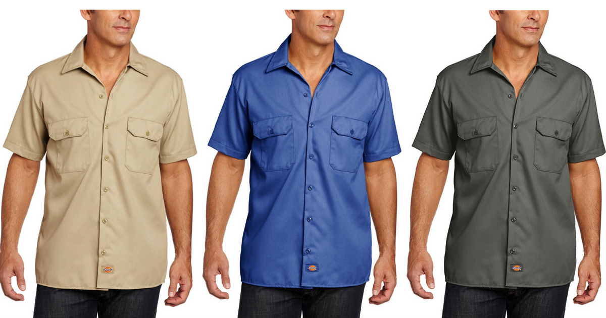 Amazon Men's Dickies Work Shirts Under 8 (Regularly 36)