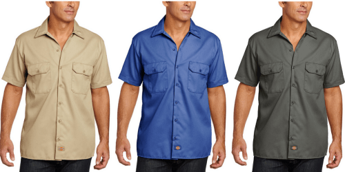 Amazon: Men’s Dickies Work Shirts Under $8 (Regularly $36)