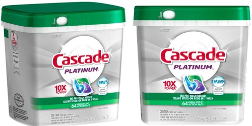 Amazon Prime: Cascade Platinum ActionPacs 64 Count Only $8.72 Shipped