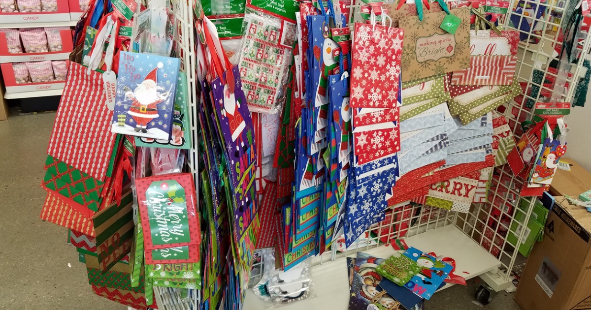 Sooo apparently last year the dollar tree had this wrapping paper