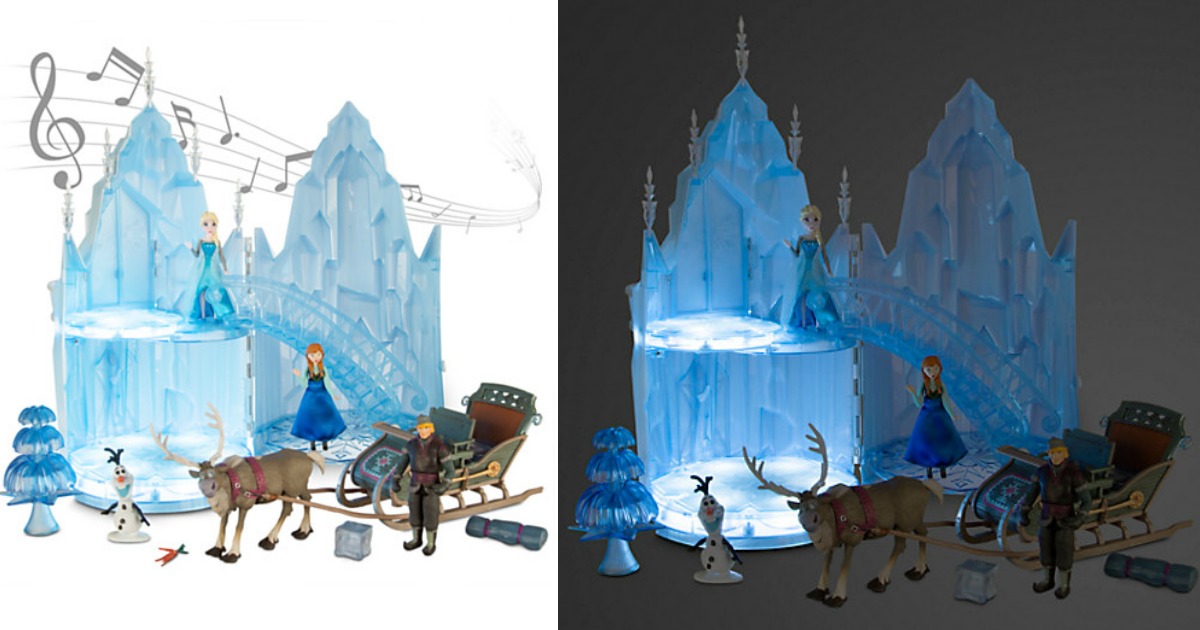 disney frozen elsa musical ice castle playset