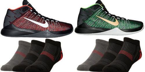 Men’s Nike Zoom Ascention Shoes + 6 Pairs of Men’s Finish Line Socks Only $51.98 Shipped