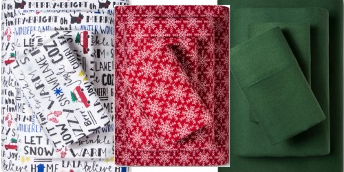 Target: 50% Off Flannel Sheet Sets In-Store & Online = As Low As $9.99 Shipped Today Only