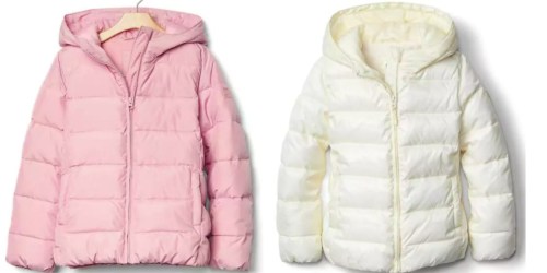 Gap: 51% Off Purchase Today Only = Girl’s Puffer Jacket Only $24.50 (Regularly $108)