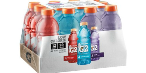 Amazon: 12 Pack of Gatorade G2 Bottles Only $7.64 Shipped (Just 64¢ Per Bottle)