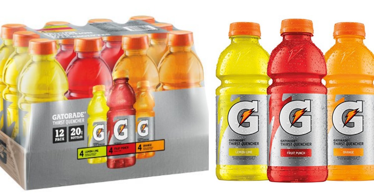 Amazon Gatorade Variety Pack 12Pack Only 6.15 Shipped (Just 51¢ Per