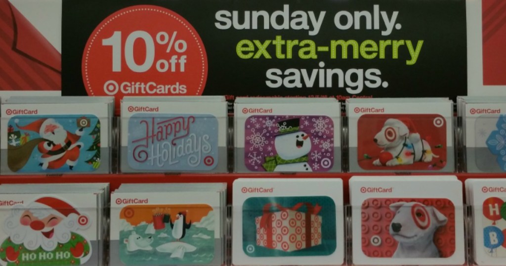 Target 10 off Gift Card Purchases, Valid InStore AND Online (TODAY ONLY)