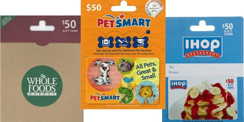 Amazon Gift Card Lightning Deals Starting Soon (Save on Whole Foods, PetSmart, IHOP & More)
