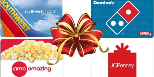 $200 Southwest Airlines eGift Card Only $175 (+ Save on eGift Cards to Domino’s, AMC, JCPenney & More)