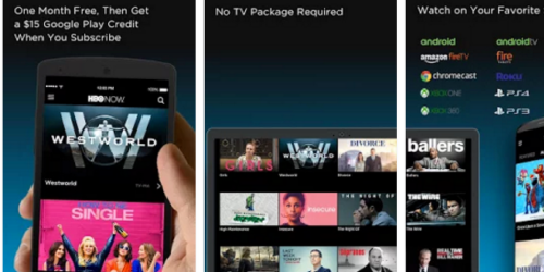 Google Play: Free $15 Credit with HBO Now Subscription