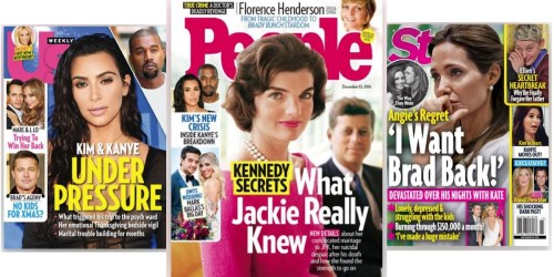 Gossip Magazine Sale: People Magazine Only 90¢ Per Issue & More Deals (NO Auto Renewal)