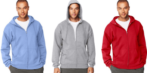 Hanes: 50% Off + Free Shipping = Men’s Full Zip Hoodie Only $10.79 Shipped & More