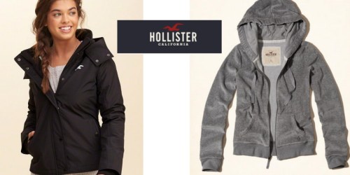 Hollister: $20 Off $60+ Purchase = Fleece-Lined Jacket AND Hoodie $41.97 ($120+ Value)