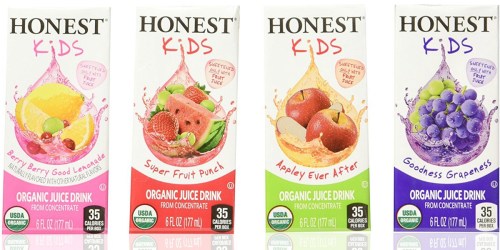 Amazon: FORTY Honest Kids Organic Juice Boxes Only $9.49 Shipped (Just 24¢ Per Drink)