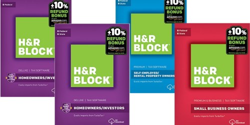 Amazon: Save on H&R Block 2016 Tax Software (Today Only)