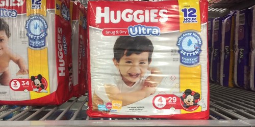 Walmart: Huggies Diapers Jumbo Pack Only $4.97