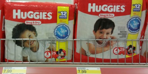 *HOT* $3/1 Huggies Snug & Dry Diapers Coupon = Jumbo Packs ONLY $4.99 at Target & More