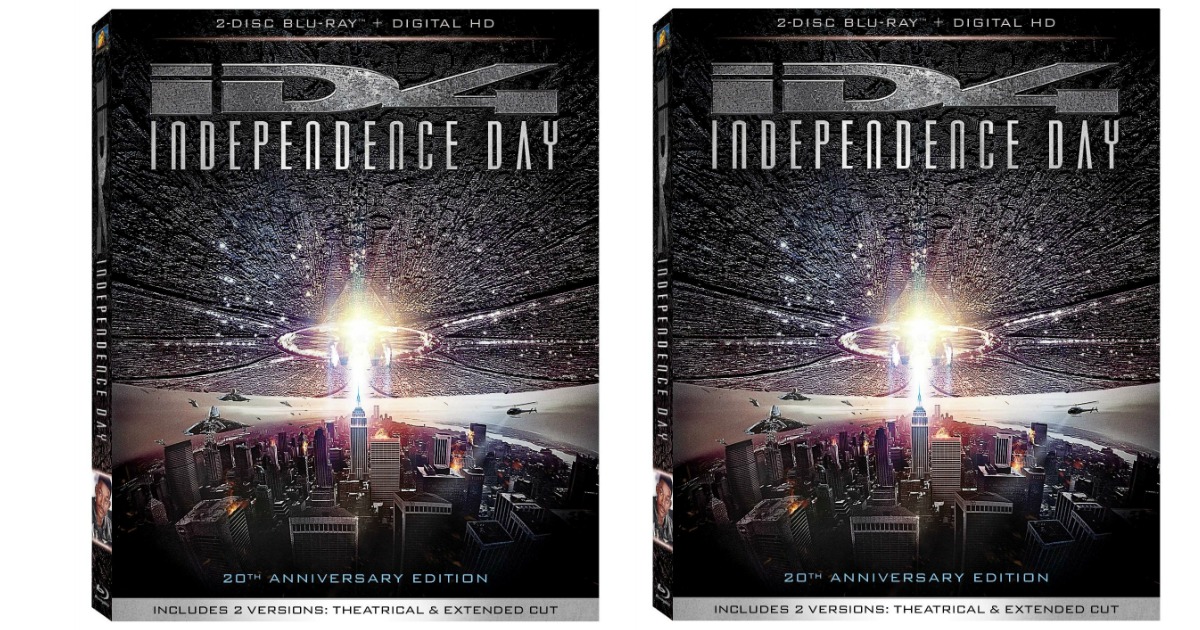 Independence Day 20th Anniversary Edition on Blu-ray Only $4.99 Shipped