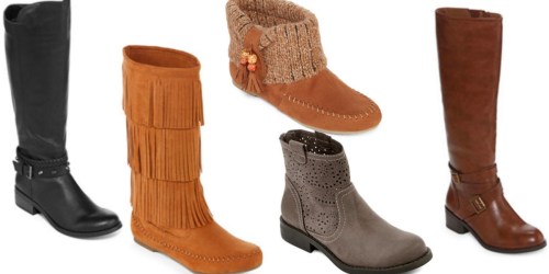 JCPenney: Women’s Boots Only $14.99 (Regularly up to $100)