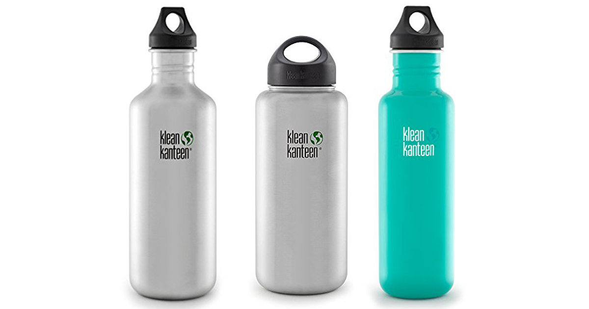 Amazon: Klean Kanteen Wide Mouth Bottle w/ Stainless Loop Cap Only $11. ...